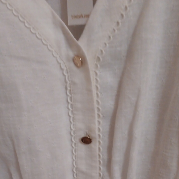 Trina Turk Cream Blouse - Picture 6 of 10